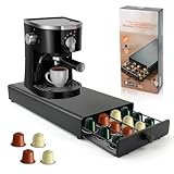 NVIYAM Kaffee Kapselhalter für Nespresso von 40 Kaffeekapseln Aufbewahrung...