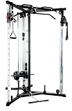 Train Hard® Kabelzug Trainer Latzugstation Kraftstation Cross Over mit...