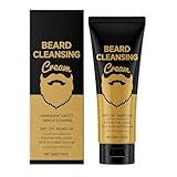 Bartreinigungscreme, Mit Jojobaöl Und Aktivkohle, 200 G, Bartpflegeset,...