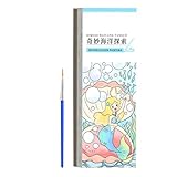 Rrlihjgu Malen mit Wassermalbüchern für Kinder, Taschen-Aquarell-Malset,...
