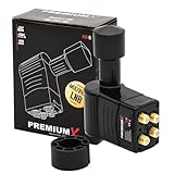 Premium X Rocket Quattro LNB - 4Fach - nur für Multischalter - 4K Full HD...