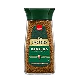 Jacobs Krönung löslicher Bohnenkaffee, Instant Kaffee, 200 g im Glas,...