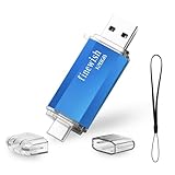 Type C USB Stick 128gb, 2 in 1 USB C Speicherstick 128 GB Tragbar USB 2.0...