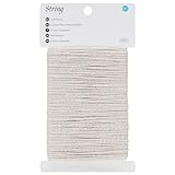 G2PLUS Beige Bäcker Bindfäden, 2MM Baumwolle Schnur, 50M Bastelschnur...
