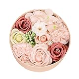 REYOK Rosenbox Seifenblume Seife Rose Blume, Rosenseifenblume...