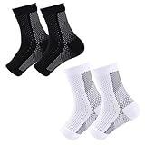 2 Paare unisex Kompressionsstrümpfe, korrigierende Kompressionsstrümpfe,...