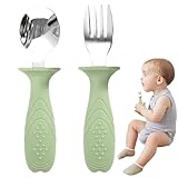 Yhsioaklo Gabel und Löffel Set für Kinder – Besteck-Set für und...