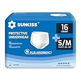 SUNKISS TrustPlus Inkontinenz Pants für Erwachsene, Saugfähige...