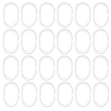 Aeuezxx Duschvorhangringe, 24 Stück Duschvorhang Ringe, C-förmige...