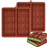 Schokoladenform Silikon Tief, 2 Stück Silikonform Schokolade Dubai...