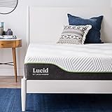 LUCID Hybrid Latex Matratze, H3, 25cm hoch – Taschenfederkernmatratze mit...