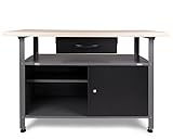 Ondis24 Montagewerkbank Werkbank Klaus 120 cm, Metall, abschließbarer...