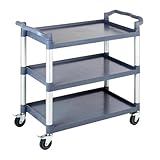 APS Servier-/Transportwagen Aluminiumrahmen, 3 Böden, Abstand je Boden 31...