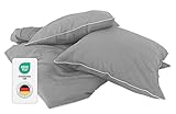 jilda-tex Luxus Perkal Premium-Bettwäsche aus Eukalyptus 100% Lyocell...
