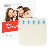 5 Stück Hydrokolloid Pflaster groß 10 x 10 cm Wasserdichtes Wundpflaster...