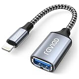 RAVIAD Lightning auf USB Adapter [MFi-Zertifiziert] iPhone USB OTG Adapter...