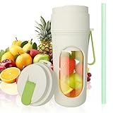 Smoothie Maker to Go, 450ml Tragbarer Mixer, Portable Blender mit...