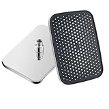 Lawnoval Regenduschkopf Rechteckig Deckenmontage Hochdruck Durchfluss ABS...