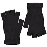 Fingerlose Handschuhe Unisex 2 Paar, Moseem Warme Winter-Handschuhe...