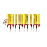 h2i Eissterne | 12 Stück | 30 Sek. Brenndauer | Eisfontäne, Sprühkerze,...