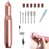 Kabellos Tragbar Nagelfräser, Elektrische Nagelfräser Maniküre Set,...