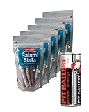 Marten Salami Sticks (5x100gr.) + 1x Pit Ballert Power Energy Drink Gratis