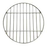 Edelstahl Grillrost Rund 38cm, Abkühlgitter Edelstahl, BBQ Grillgitter...