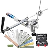 CWOVRS Messerschärfsystem, RX-009 Messerschärfer Profi, 360° Flip...