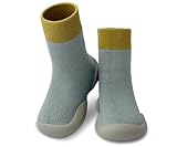 Dookeh Krabbelschuhe Baby, Lauflernschuhe Kinder, rutschfeste Hüttenschuhe...