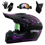 DOT Motocross-Helm für Jugendliche und Erwachsene, Motorrad-Rennsport,...