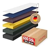 600 x INOVATEC Kunststoff Verglasungsklötze Set Glasklötze Unterleger...