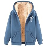 ANHATUIV Hoodies für Damen, Teddy-Fleece, Fleece-Jacke, Wintermantel,...