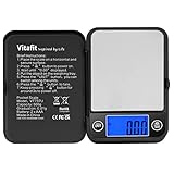 Vitafit 500g/0,01g Digitale Taschenwaage,Feinwaage,Digital Gramm...