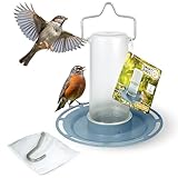 SWISSINNO Vogeltränke „Zug“ SMAR Birds Hellblau – UV resistente...