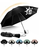 Chakipee Regenschirm Groß Sturmfest Kompakter Reise für Damen und...