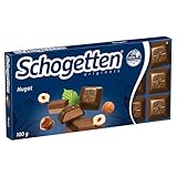 Schogetten Nugat 100g Schokoladentafel, praktisch einzeln portioniert. Ein...