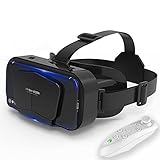 VR Brille Handy Virtual Reality mit Fernbedienung, 3D VR-Brille Erleben Sie...