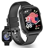 4G Smartwatch Kinder mit GPS, Video- und Telefonanrufen, SOS, SMS, Face ID,...