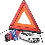 KFZ Warndreieck ECE R27 Notfalldreieck 2025 rot, Dreieck Autozubehör...