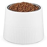 YUYUETIME Edelstahl Hundenapf mit Erhöhtem Design Langlebiger Futternapf...