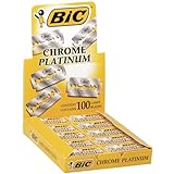 BIC Rasierklingen, 100 Stück, Chrome Platinum, für jeden Rasierhobel,...