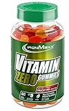 IronMaxx Vitamin Zero Gummies - 60 Stück | vegane, zuckerfreie...