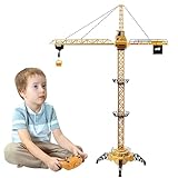 Aragallant Ferngesteuerte Turmkran, 128 cm hohe 2,4 Hz Turmdrehkran, 6...