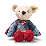 Steiff Teddybär Superman 29cm bunt, Kuscheltier Superheld, ideal für...