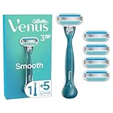 Gillette Venus Smooth Damenrasierer mit wiederverwendbarem Handstück 5...