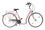 28 Zoll Alu Fahrrad City Bike Damen 3 Gang Nabenschaltung Tiefeinsteiger...