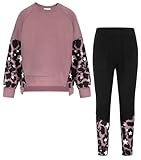 GRACE KARIN Kinder Mädchen Sweatshirt Outfits Herbst Tracksuit 2-teilig...