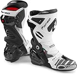 Forma Ice Pro Flow Motorrad Stiefel, schwarz/weiß, 39