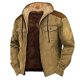 Herrenjacke, Militär, Laufen, Trenchcoat, Winter-Fleece, warme Jacke,...