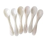 Marycrafts 6er Set Perlmuttlöffel Kaviarlöffel Eierlöffel Caviar Spoons...